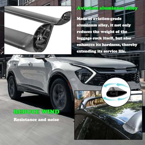 Roof Rack Cross Bars Fits for 2019-2024 Hyundai Palisade SE SEL XRT Limited - Image 4