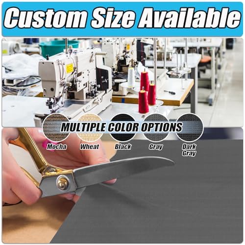 Amagenix 90% Shade Fabric 8'X 10' Gray Sun Shade Cloth - Image 2