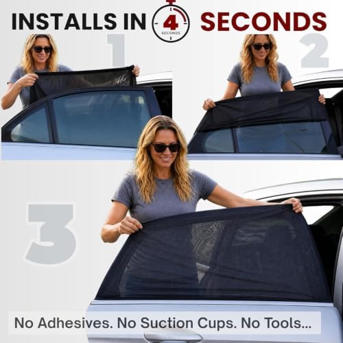 XXXL/Window Sun Shades for Trucks, Full Coverage, Heat & Bug Protection - Image 3