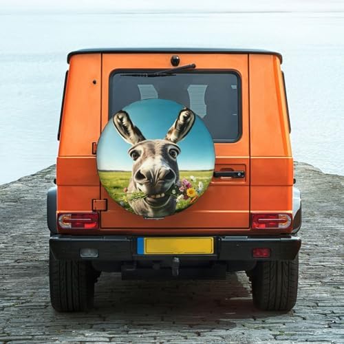 Donkey Spare Tire Cover Waterproof Wheel Cover 16 Inch Universal Fit - Image 2