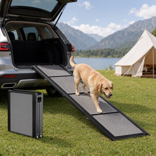 Dog Ramp for Car 79" L x 20" W, Folding Ramp for Large Dogs, 200 LBS by Novastry