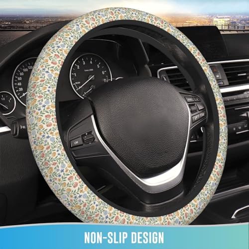 Elastic Steering Wheel Cover, 15 Inch Absorbing Sweat - Image 2