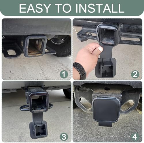 Trailer Hitch Cover, Tow Hitch Covers, 2 Inch Rubber Heavy Duty Trailer Hitch - Image 6