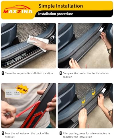 Door Sill Protector for 2022-2025 2026 Ford Maverick Accessories - Image 5