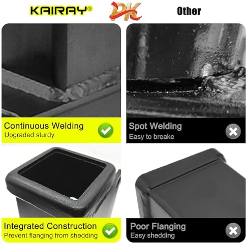 KAIRAY Trailer Receiver Hitch Riser Extender Adapter 10" Drop/Riser, 7500lbs - Image 3