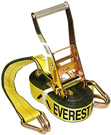 Everest Premium Ratchet Tie Down 1 PK – 2 in 27 FT- 3333 LBS Working Load 10000 - Image 2