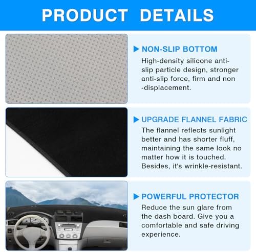 Autorder Dashboard Cover Mat for Toyota Solara 2004-2008 Accessories Dash Cover - Image 6