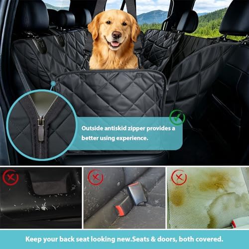 XL Dog Car Seat Cover for Back Seat - Image 3