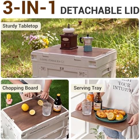 Industrial Folding Storage Container, Heavy Duty Plastic Storage Bins - Image 4
