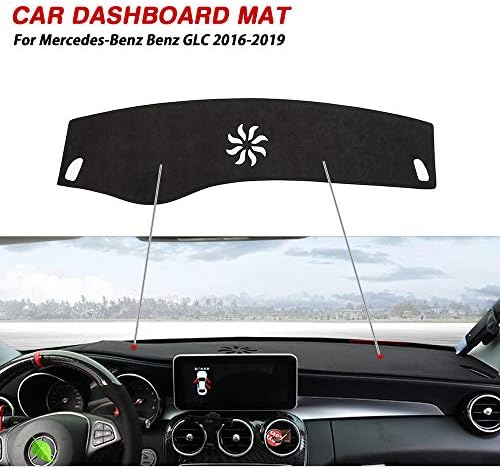Cartist Suede Dash Mat for Mercedes Benz GLC 2016-2021 2022 Dash Cover Nonslip - Image 3