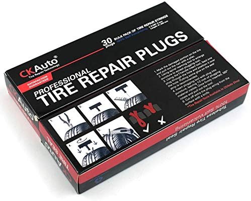 CKAuto 30pcs 8" Black Tire Repair Strings, Automotive Tool Tire Repair Plugs - Image 6