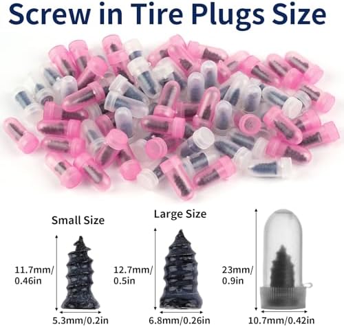 Tire Repair Screws 60 Pcs, Screw-In Tire Plugs Screw Type - Image 2