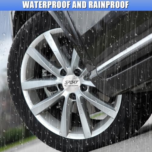 4PCS 56mm Sport Wheel Hub Center Cap Sticker - Image 4