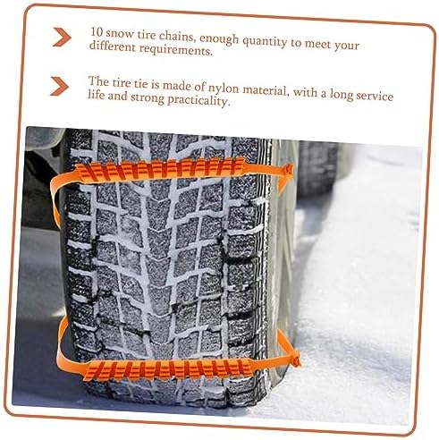 10Pcs Tire Strap Emergency Nylon Chain Anti-Skid - Image 3