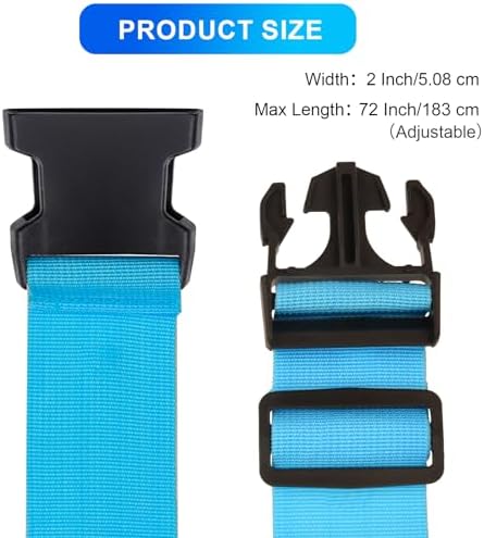Luggage Straps for Suitcases TSA Approved, Travel Belt Suitcase Belt, Suitcase - Image 3