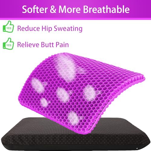 Gel Seat Cushion for Long Sitting, Gel Chair Cushion - Image 3