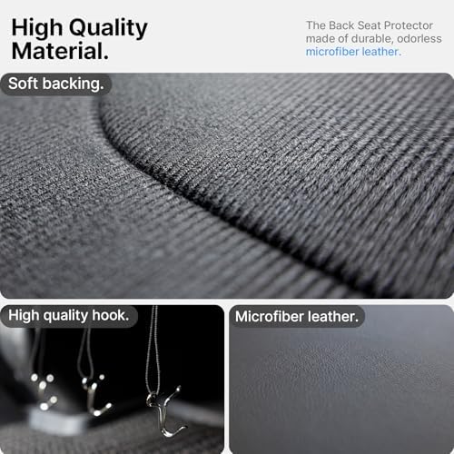 2Pcs Leather Seat Back Kick Protector - Image 6