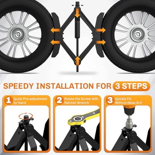 WELLUCK Camper Wheel Chock Stabilizer 2 Sets - Image 5