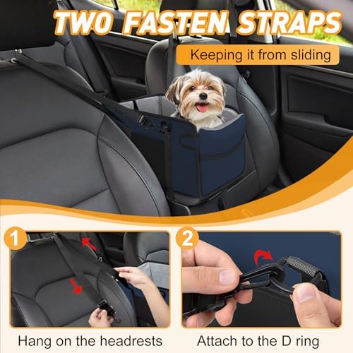 Portable Dog Car Seat for Small Dogs, Puppy Car Seat - Image 5