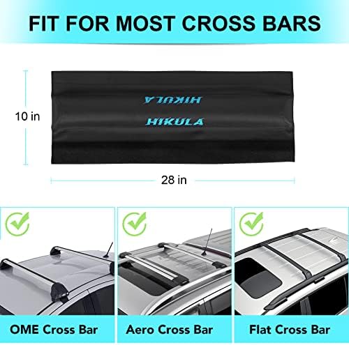 28" Soft Aero Roof Rack Pads for Various Crossbars - Image 2
