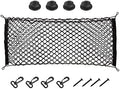 Adjustable Elastic Car Trunk Cargo Net, 35.4" x 11.8" by Hanemia