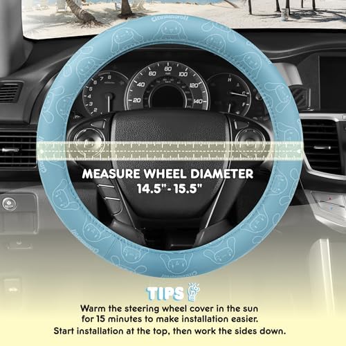Cinnamoroll Steering Wheel Cover, Official Sanrio Car Steering Wheel Cover - Image 2