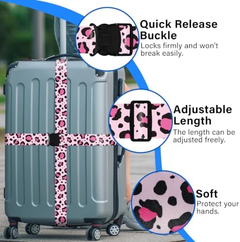 Luggage Straps for Suitcases, Travel Adjustable Belt - Image 2