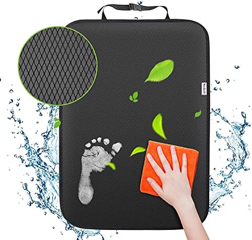 Meolsaek Kick Mats Back Seat Protector, Waterproof Oxford Seat Back Protector - Image 2
