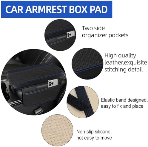 NBTEPEM 10 PCS Leather Car Seat Covers Front Seats Set, 14.5”-15'' Sporty - Image 5