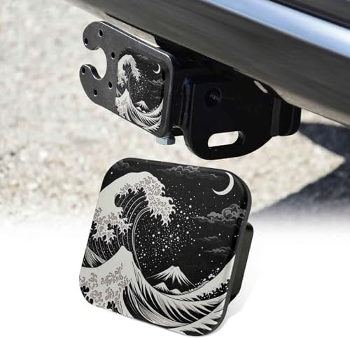 Trailer Hitch Cover 2 Inch Square Receiver Hitch Cover Rubber Tube Plug by Unknown
