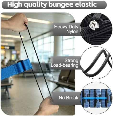 2 pcs Adjustable Luggage Straps - Image 3