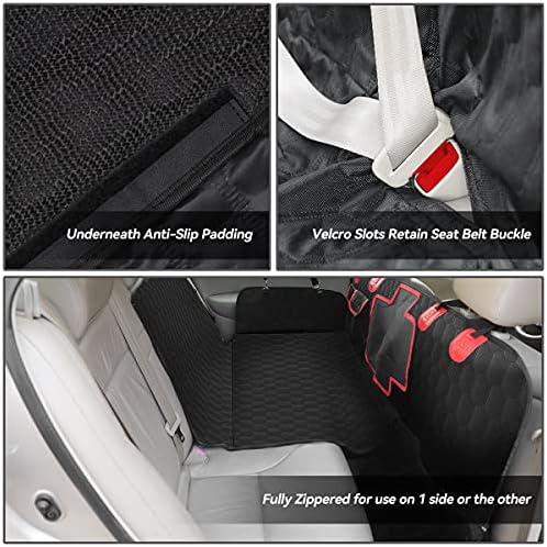 DNA Motoring Dog Car Seat Cover Back Seat Pet Cover 100% Waterproof - Image 4