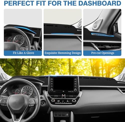 FIILINES Dash Cover for 2022-2025 2026 Toyota Corolla Cross Accessories - Image 4