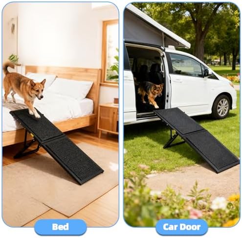 Dog Ramp for Car, 33.2"x 12.8" Dog Stairs for Large Dogs - Image 6