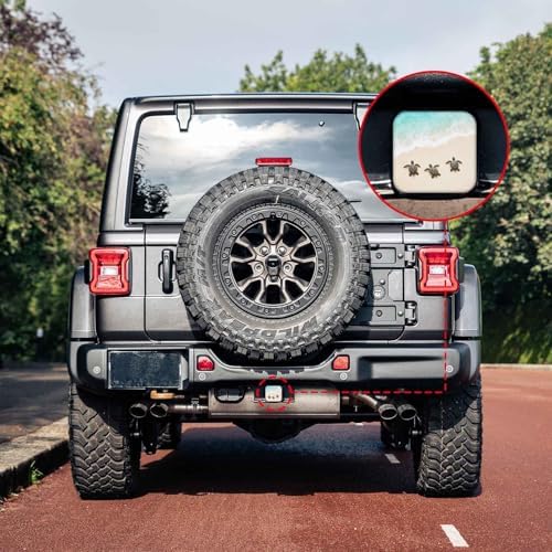 Trailer Hitch Cover 2 Inch Square Receiver Hitch Cover Rubber Tube Plug - Image 6