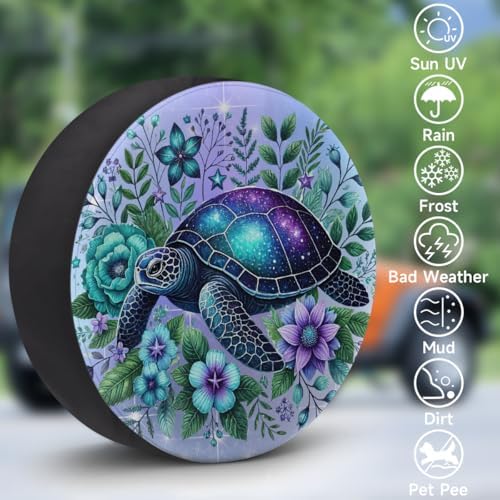 Turtle Spare Tire Cover Waterproof Dust-Proof Spare Wheel Covers - Image 3