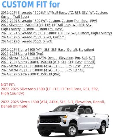 SKYLOTEC Dash Cover Mat for 2019-2025 Chevy Silverado 1500 2500 HD 3500HD - Image 3