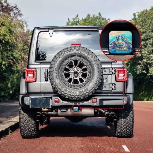 Trailer Hitch Cover 2 Inch Square Receiver Hitch Cover Rubber Tube Plug - Image 6