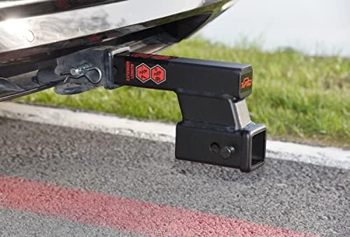 TOPTOW Trailer Receiver Hitch Extender Adapter 4" Drop/Riser, 7500lbs Towing - Image 2