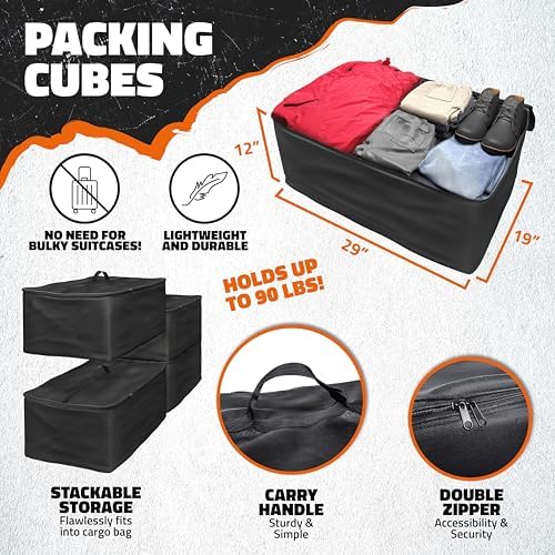 Mockins 500 Lbs. Capacity Folding Luggage Rack - Image 3