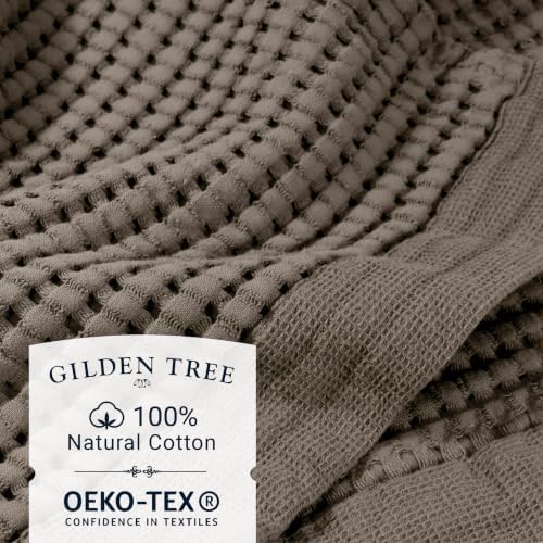 GILDEN TREE Waffle Towels for Bathroom Luxury 100% Cotton Bath Towels, Quick - Image 2