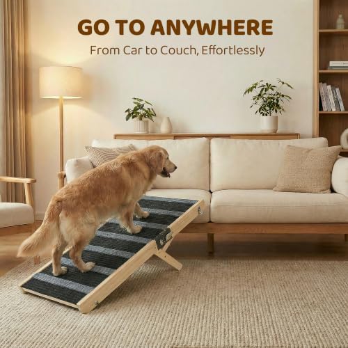 MTERSN Foldable Dog Ramp for Bed, Support Up to 200lbs - Image 4