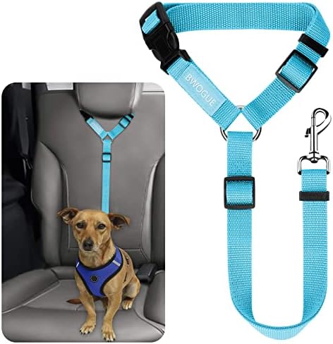 BWOGUE Dog Seat Belt for Car, Headrest Restraint Lead, Non-Elastic by BWOGUEPetHome