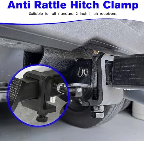 2" Anti Rattle Hitch Clamp, Heavy Duty Hitch Stabilizer - Image 2