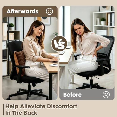 Corduroy Split Lumbar Support Pillow, 24×12×4 Inches Ergonomic 3 Section Back - Image 4