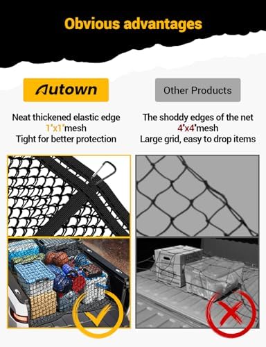 AUTOWN Cargo Net for Pickup Truck Bed - Image 6