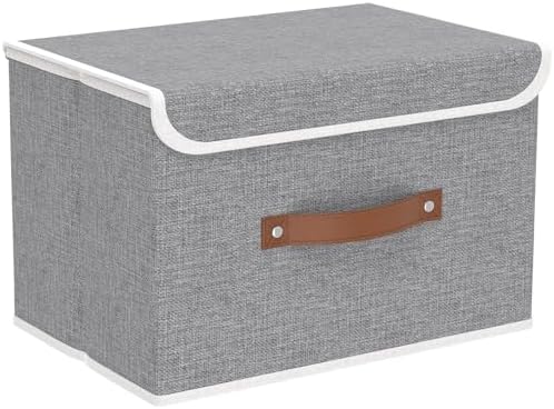 Yawinhe Storage Bins with Lids, 17.7x11.8x11.8in by Yawinhe