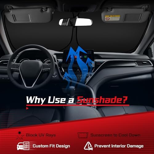 ARISMOTOR Windshield Sun Shade for Mitsubishi Outlander 2022-2026 2027 - Image 3