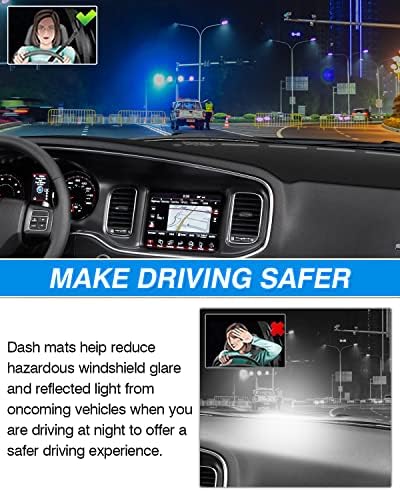 Cartist Dash Cover for Dodge Charger 2011-2023 Dashboard Cover Mat - Image 6