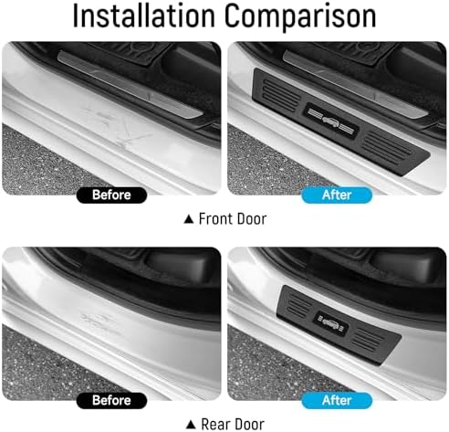 ZZEQYG 4 Pcs Door Sill Protector - Image 4